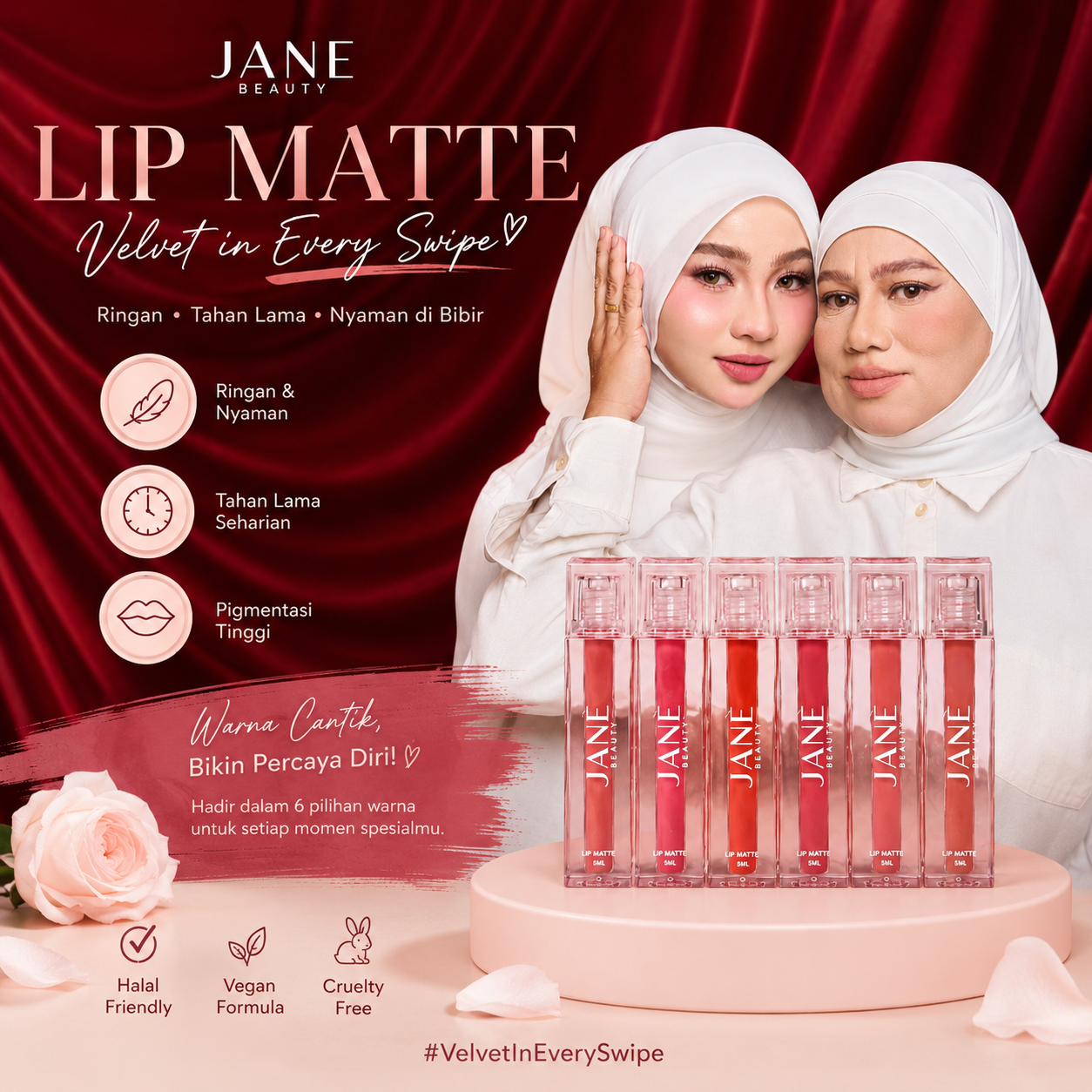 Pengenalan Jane Beauty Lipmatte