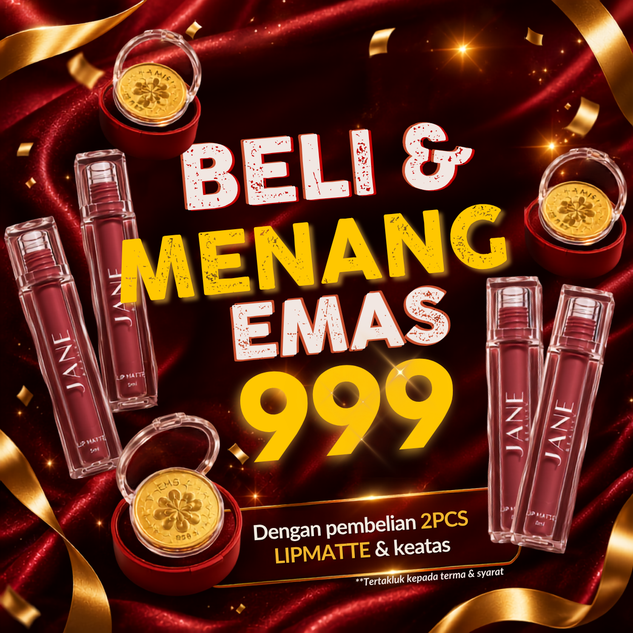 Cabutan Bertuah Menang Emas